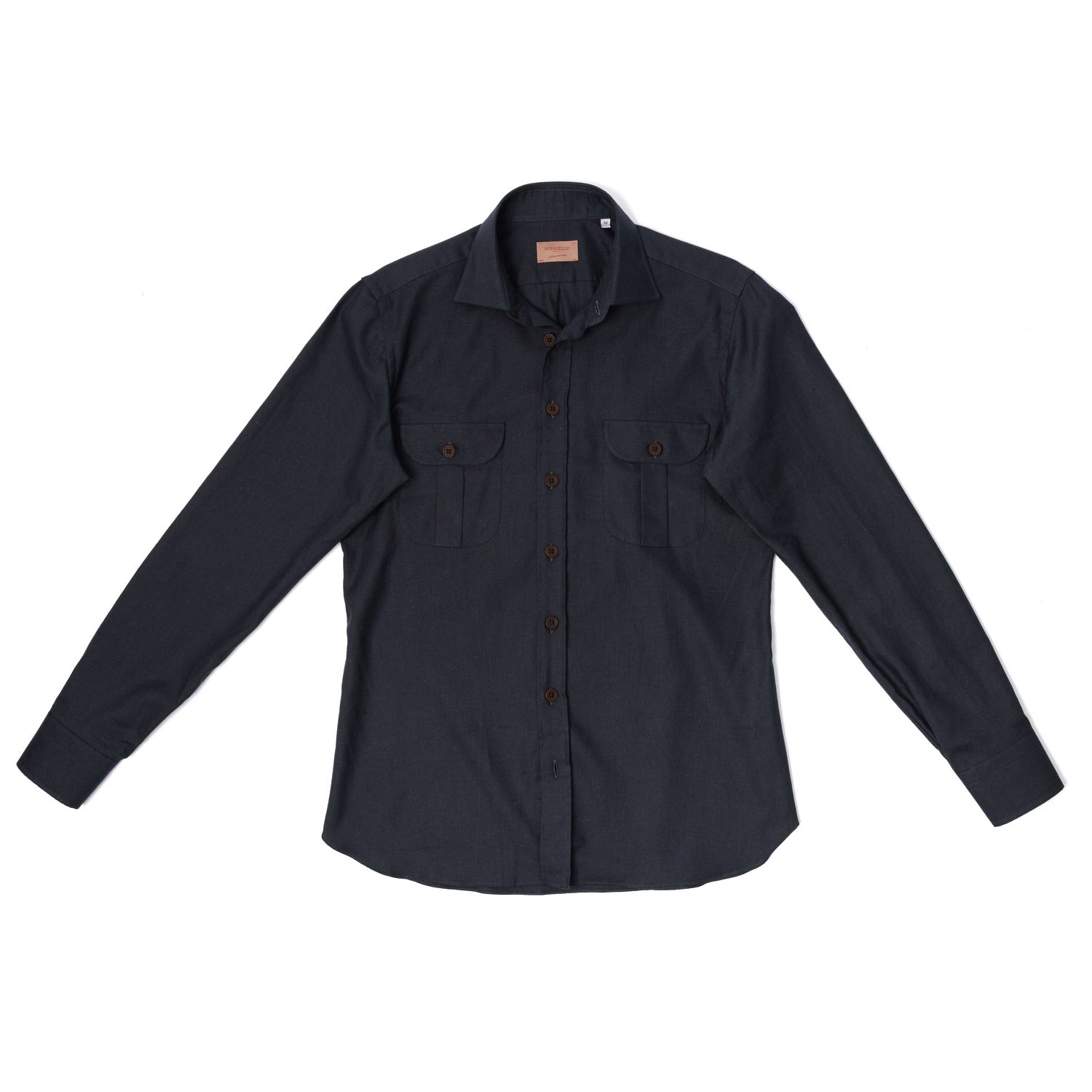 Sports Shirt "Montagne" made from a Pre-Washed Cotton Drill - Linea Passion